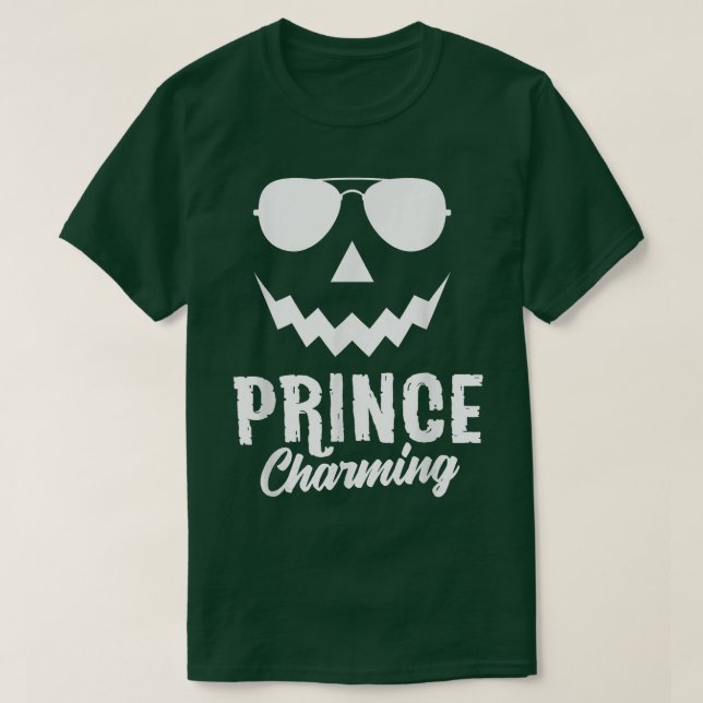 Prince Charming Funny Costume Funny Halloween Pump T-Shirt (Design Front)