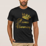 Prince Charming In Gold T-shirt For Baby Or Adult at Zazzle