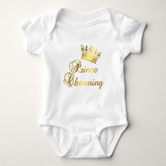 Prince Charming in Gold T-shirt for Baby or Adult Bodysuit
