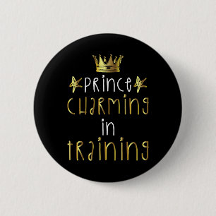 Prince Charming In Training Hero Halloween Lazy Co Button