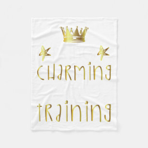 Prince Charming In Training Hero Halloween Lazy Co Fleece Blanket