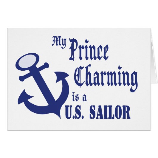 Prince Charming is a Sailor Cards (Front Horizontal)