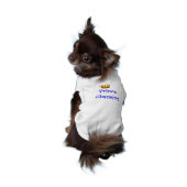 Prince Charming white pet shirt (Back)