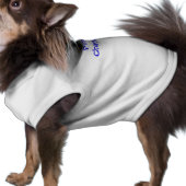 Prince Charming white pet shirt (Side)