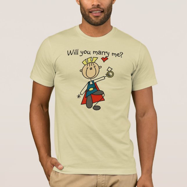 Prince Charming Will You Marry Me Shirt (Front)