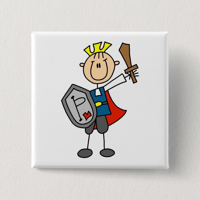 Prince Charming With Sword Button (Front)