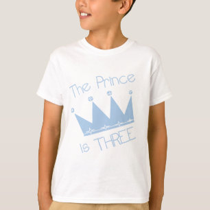 Prince Crown 3rd Birthday Tshirts and Gifts