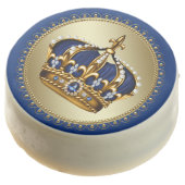 Prince Crown Prince Baby Shower Cookies (Angled)