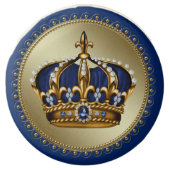 Prince Crown Prince Baby Shower Cookies (Front)