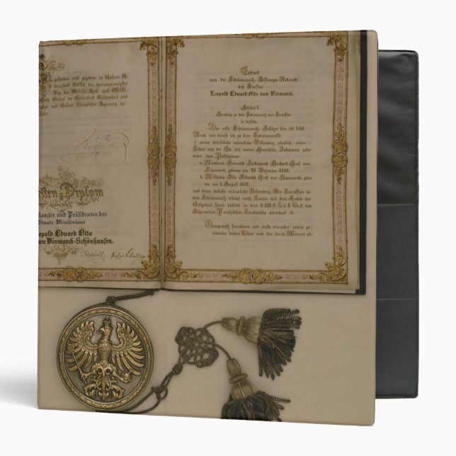 Prince Diploma 3 Ring Binder (Front/Inside)