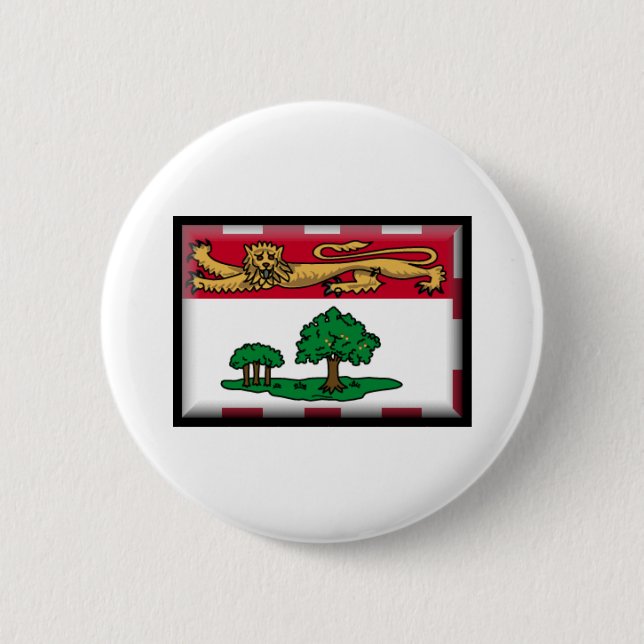 Prince Edward Island Flag Button (Front)