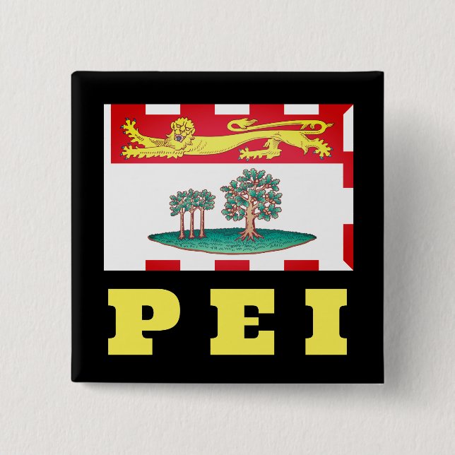 Prince Edward Island Flag Button (Front)