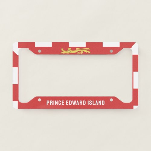 Prince Edward Island Flag License Plate Frame