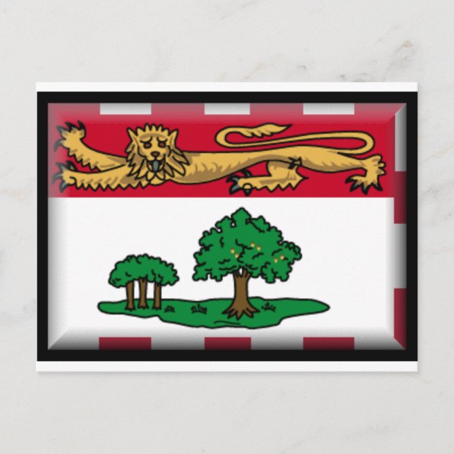 Prince Edward Island Flag Postcard (Front)