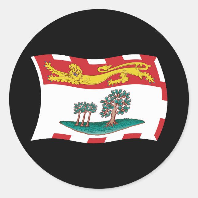 Prince Edward Island Flag Sticker (Front)