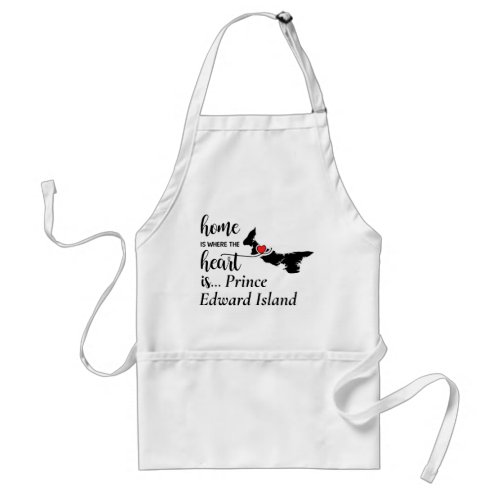 Prince Edward Island Home is Where Heart is Adult Apron