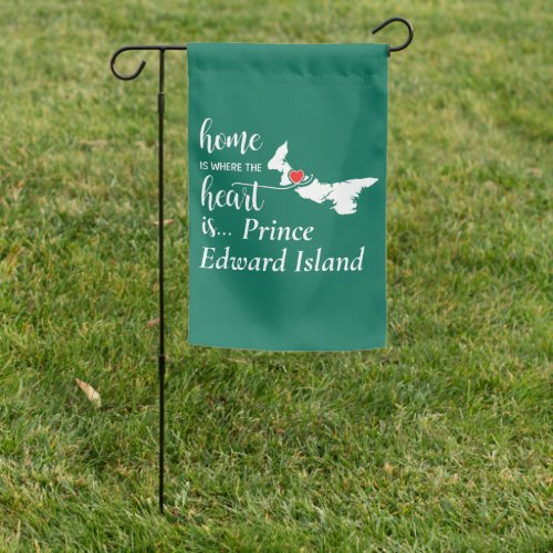 Prince Edward Island Home is Where Heart is Garden Flag