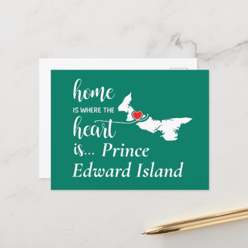 Prince Edward Island Home is Where Heart is Postcard