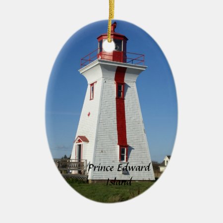 Prince Edward Island-lighthouse Ceramic Ornament