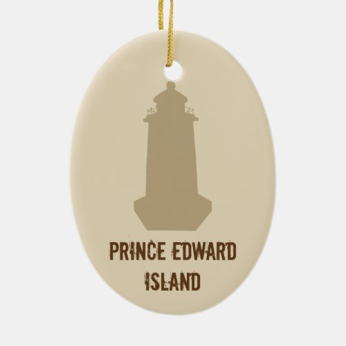 Prince Edward Island Lighthouse Ceramic Ornament