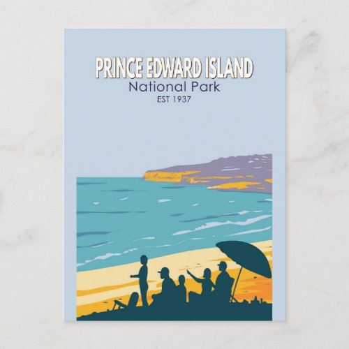 Prince Edward Island National Park Beach Vintage Postcard