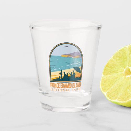 Prince Edward Island National Park Beach Vintage Shot Glass
