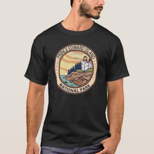 Prince Edward Island National Park Canada Badge T_Shirt