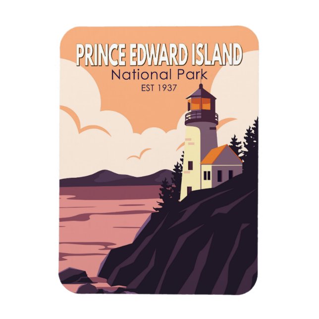 Prince Edward Island National Park Canada Vintage Magnet (Vertical)