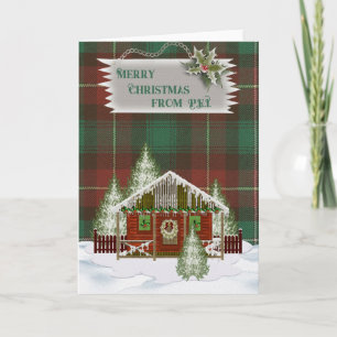 Prince Edward Island Original Provincial Tartan Holiday Card