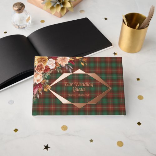 Prince Edward Island Province Tartan Anniversary  Foil Guest Book