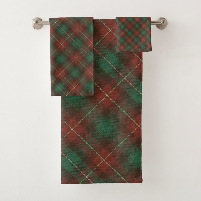 Prince Edward Island Provincial Tartan Bath Towel Set (Insitu)