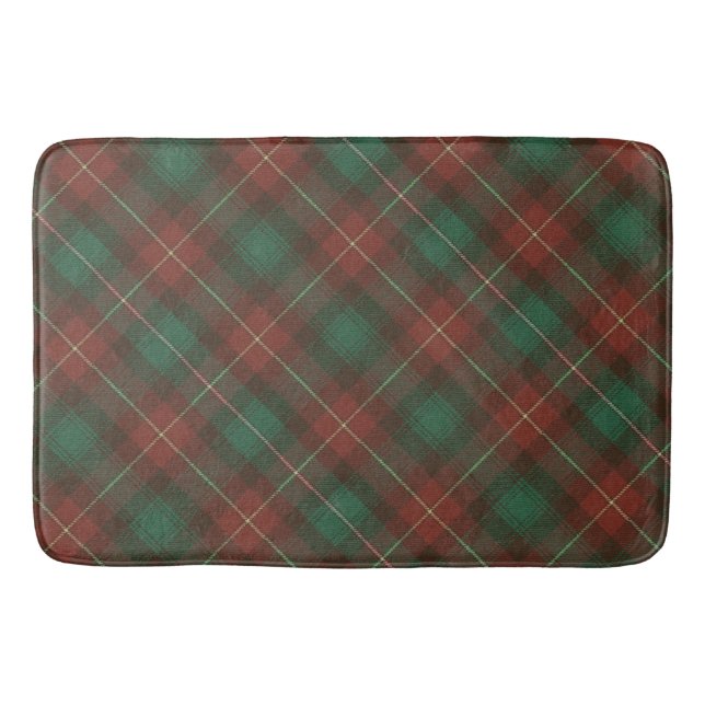Prince Edward Island Provincial Tartan Bathroom Mat (Front)