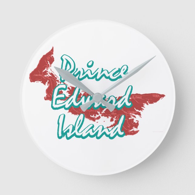 Prince Edward Island Round Clock (Front)