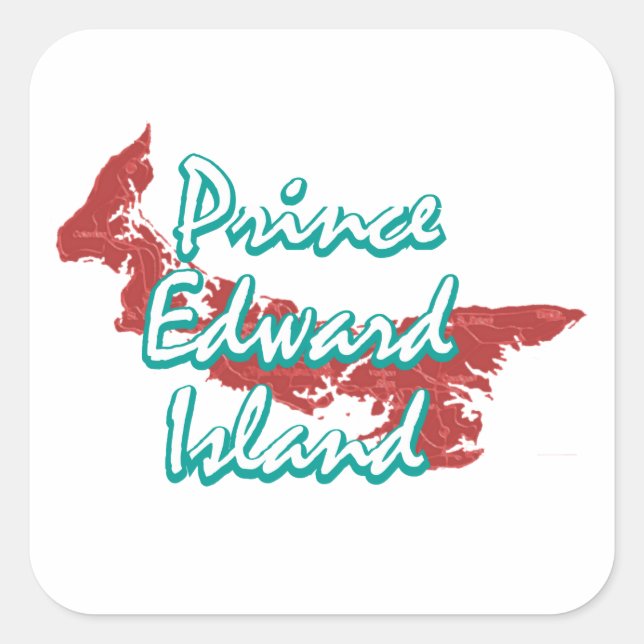 Prince Edward Island Square Sticker (Front)