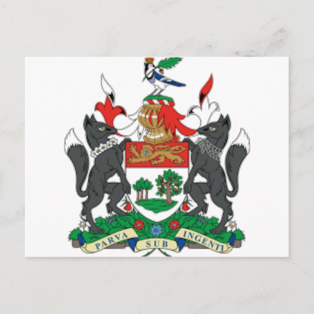Prince Edward Islands (Canada) Coat of Arms Postcard (Front)