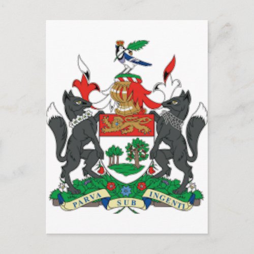 Prince Edward Islands Canada Coat of Arms Postcard