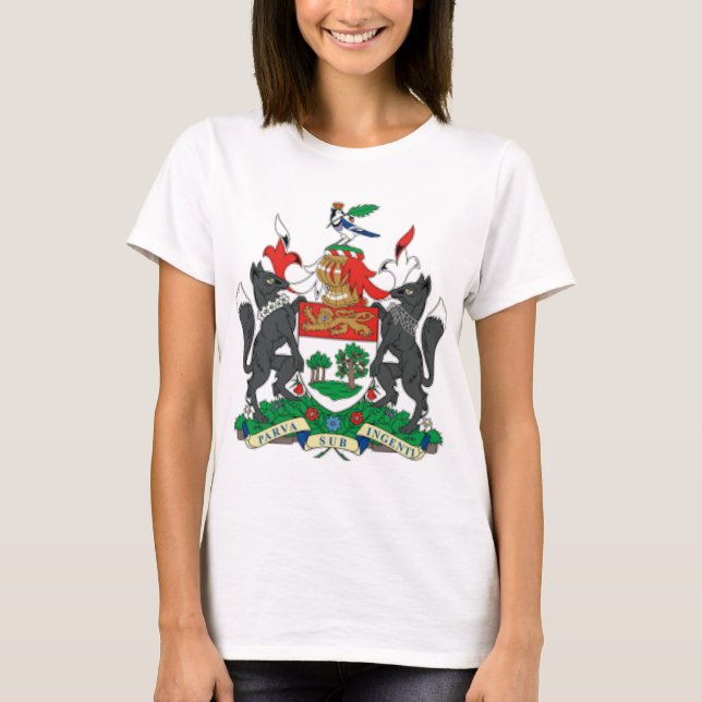 Prince Edward Islands (Canada) Coat of Arms T-Shirt (Front)