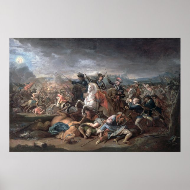 Prince Eugene of Savoy  at the Siege of Poster (Front)