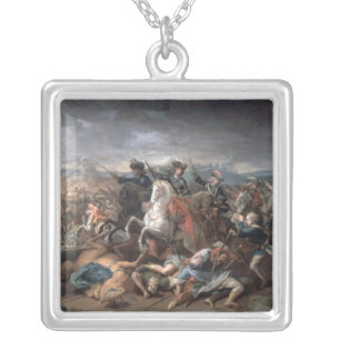 Prince Eugene of Savoy  at the Siege of Silver Plated Necklace