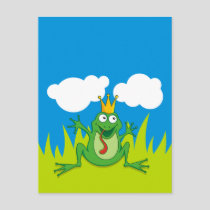 Prince Frog 4.25" x 5.6" Postcard