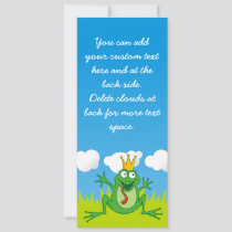 Prince Frog 4" x 9.25" Cards