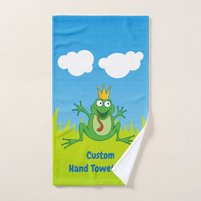 Prince Frog Bath Towel Set (Hand Towel)