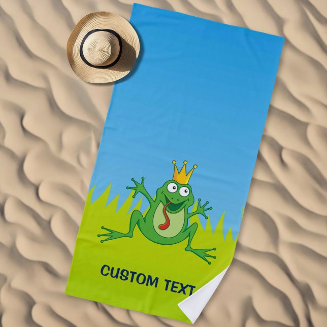 Prince frog beach towel (Creator Uploaded)