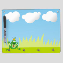 Prince Frog Dry Erase Board With Keychain Holder
