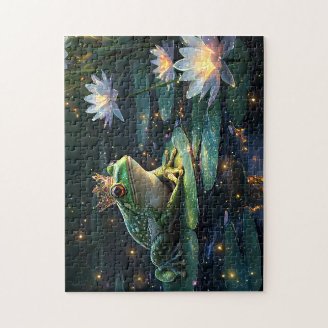 Prince Frog Enchanting 🐸🧩 Jigsaw Puzzle (Vertical)