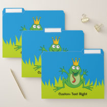 Prince frog file folder