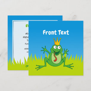 Prince Frog Invitation