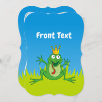 Prince Frog Invitation