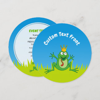 Prince Frog Invitation