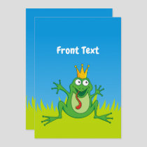 Prince Frog Invitation